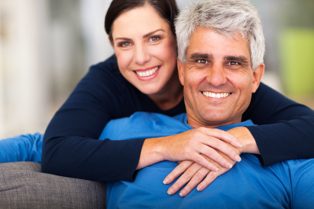 smiling couple